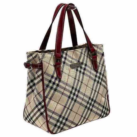 Burberry Blue Label Nova Check Bag Tote Women's - Picture 8 of 9